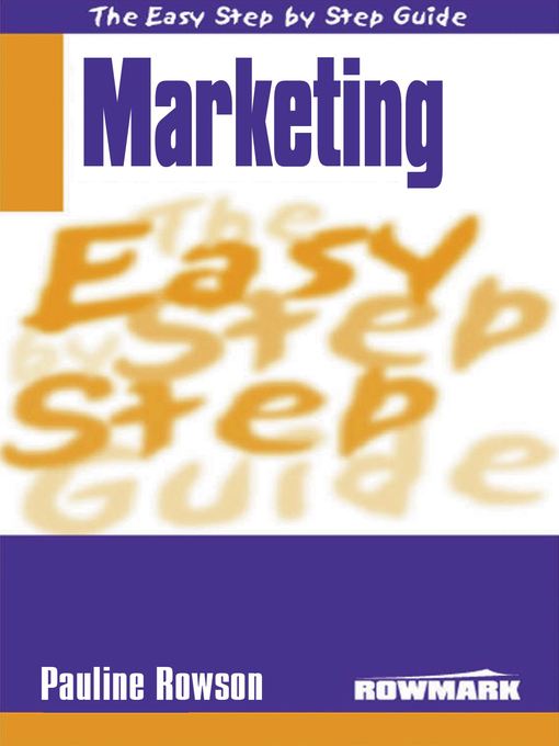 Title details for Easy Step by Step Guide to Marketing by Pauline Rowson - Wait list